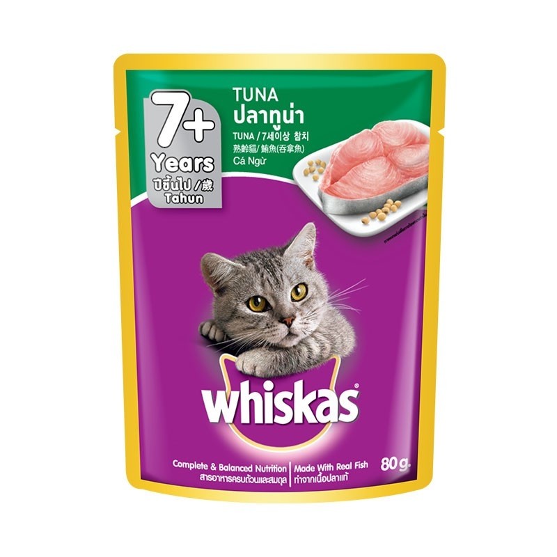 Senior cat hot sale food pouches
