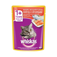 Whiskas Mackerel & Salmon Pouch Cat Food